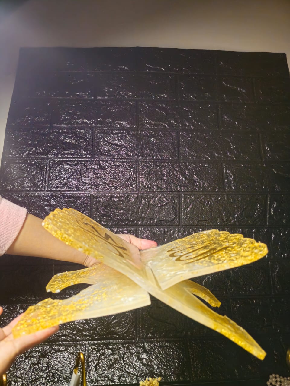 Golden Islamic Resin Rehal